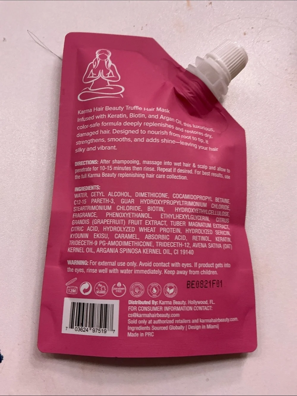 Truffle Hair Mask - Pink Replenishing & Restoring Treatment